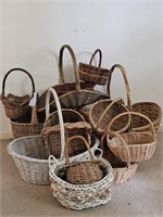 Large Selection of Wicker Baskets, as pictured