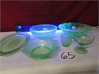 Green Uranium Glassware