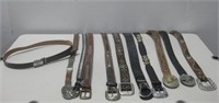 Assorted Belts Longest 44"