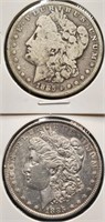 U.S. 1885 Morgan $1 Silver Dollar Coins
