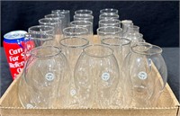 Pyrex & Other Clear Glass Hurricane Globe-Lot