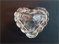 Jonal 24% Lead Crystal Diamond Pattern Heart