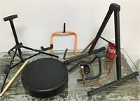 Musical instruments stands/parts lot