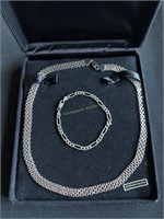 Sterling Necklace & Bracelet