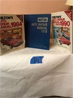 2 Chilton Repair & 1 Motor Repair Books