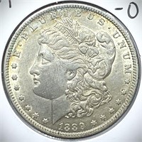 1889-O Morgan Silver Dollar - Raw Coin