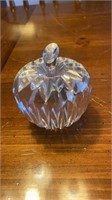 WATERFORD CRYSTAL APPLE WITH STEM