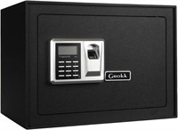 Grokk 0.8 Cu Ft Fireproof Biometric Safe (BLACK)