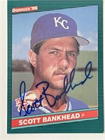 Kansas City Royals Scott Bankhead 1986 Donruss Roo