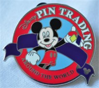 2008 Disney Pin Trading Purple banner Completer pn