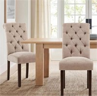Bookout Tufted Upholstered Dining Chairs Set of 2