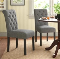 Agastya Set of 2 Upholstered Parsons Chair