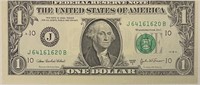 2003A ERROR $1 Note - No Border Cut