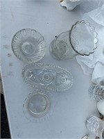 Cut glass lot