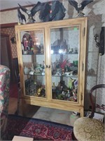 Large Metal Store Display Cabinet  Missing Glass