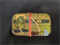 ANTIQUE TIN OF FOREIGN COINS
