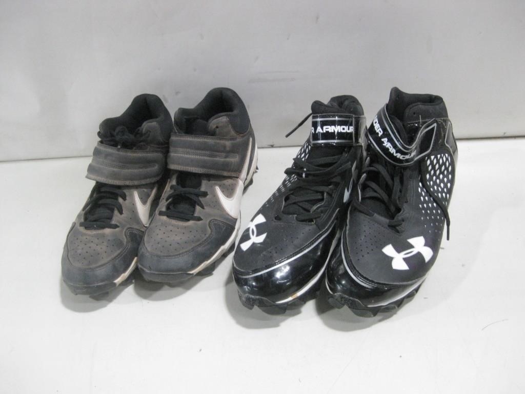 NIKE & Under Armour Shoes Largest Sz 10.5 See Info