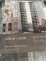 ALLEN ROTH ROD POCKET PANEL RETAIL $30