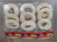 Rawhide donut bones