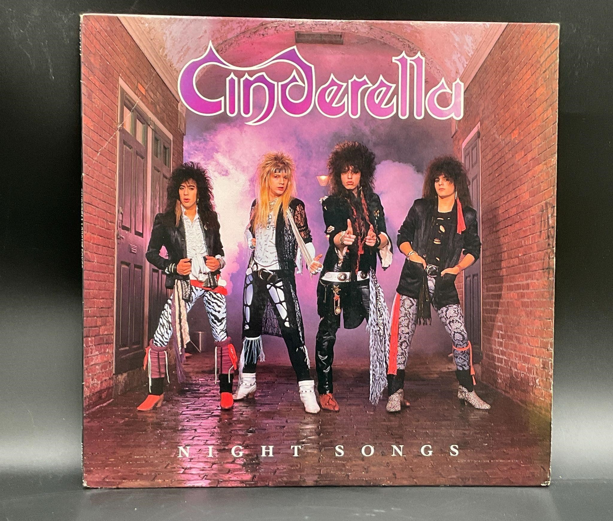 1986 Cinderella "Night Songs" OG Original LP Album