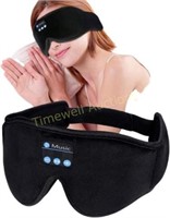 3D Wireless Bluetooth Eye Mask (Black)