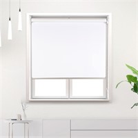 100% Blackout Roller Shades (38') White