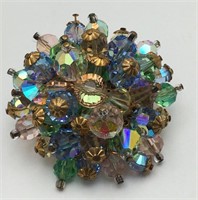 Colored Beaded Broach
