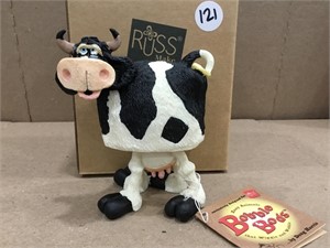 Bobble Bods By Russ Cow Named Heffie Figurine