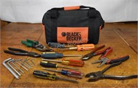 Black & Decker Soft Cover Tool Case & Hand Tools