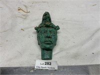 Aztec Mayan Warrior Baked Clay Wall Hanging