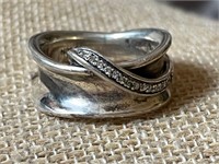 Sterling Silver Ring Sz 5