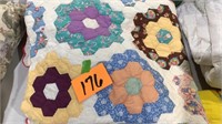 Quilt. Patchwork flowers