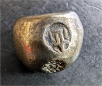 Siam (Thailand) Silver Bullet Coin, made from 1237