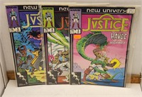 3 Justice Comic Books