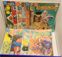 11 DC Warlord Comic Books