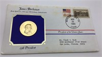 James Buchanan Presidential Medals Cover