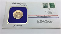 Millard Fillmore Presidential Medals Cover