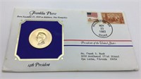 Franklin Pierce Presidential Medals Cover