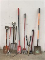 Selection of Yard Tools