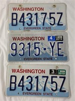 Washington State license plates