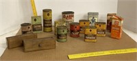 Ann Page Spice Tins, Clabber Girl & Wilsons