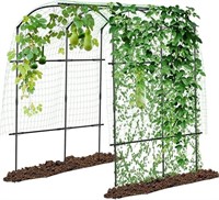 DoCred Tall Garden Arch Trellis for Climbing Plant