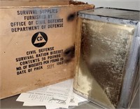 1962 Civil Defense Survival Rations Biscuits