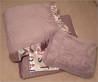 Queen/Full Size Bedding - Amethyst / Purple