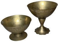 Etched Brass Stemware