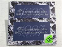 (2) 1997 Uncirculated Mint Sets