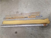 Grampus bamboo split fly rod/case