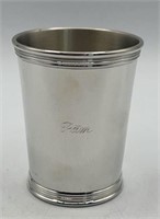 Pewter Julep Cup Engraved 'Pam'