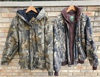 Two XL Hunting Camo Coats, Cabela's and