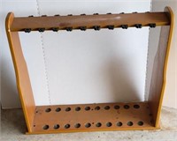 Double-Sided Fishing Rod Display Rack, 25"T x